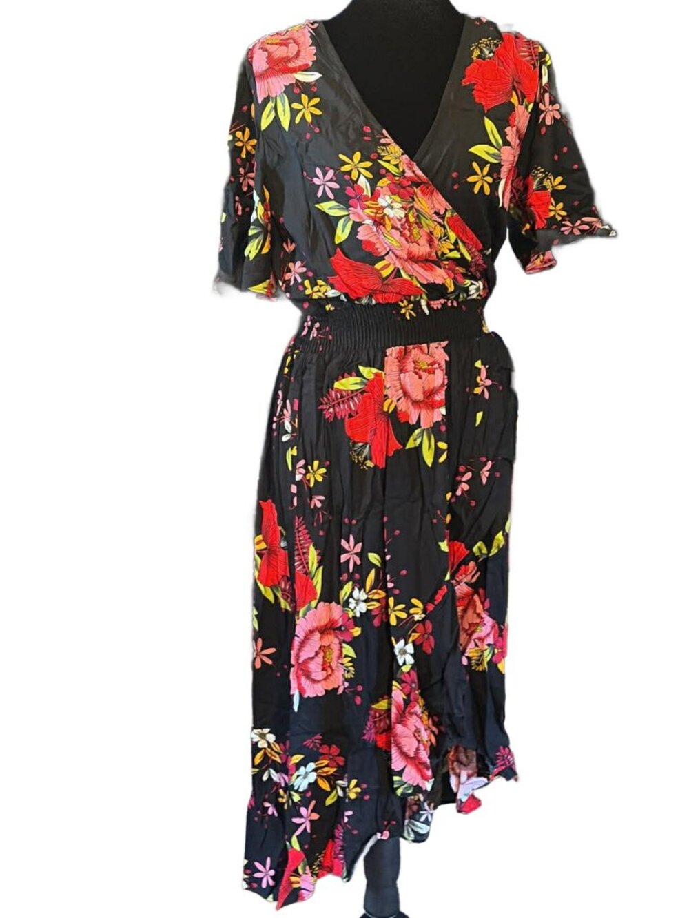 NWT Kornei Asymmetrical Hem Dress